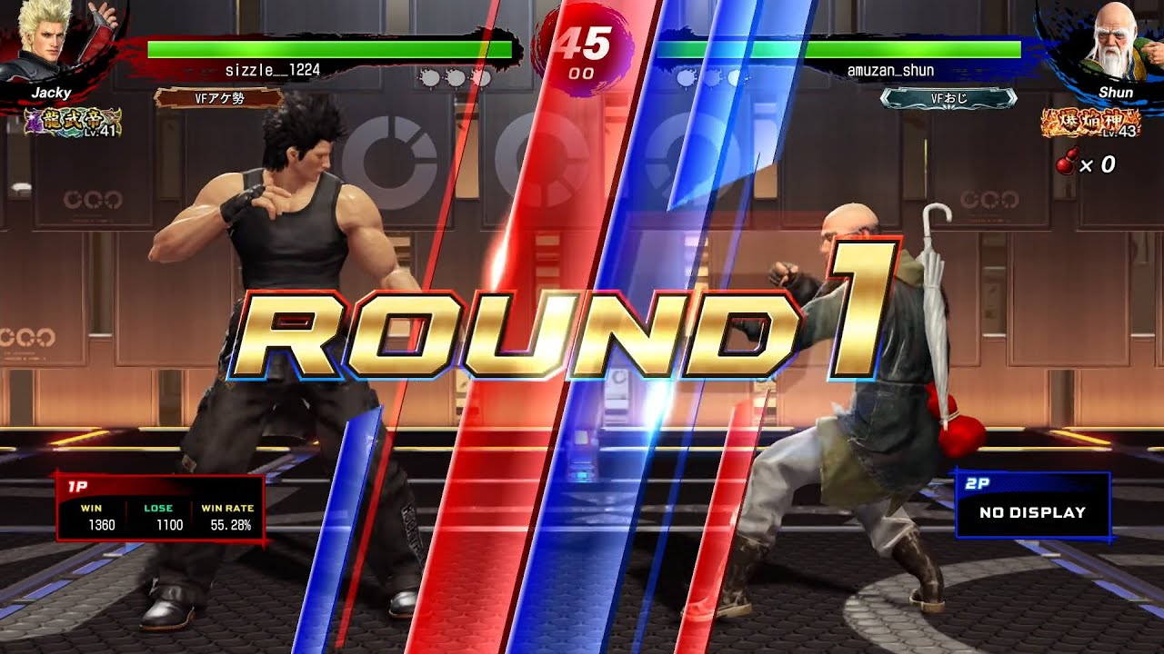 【VFes / VF5us 高段位戦】 龍武帝 ジャッキー VS 爆焔神 舜帝