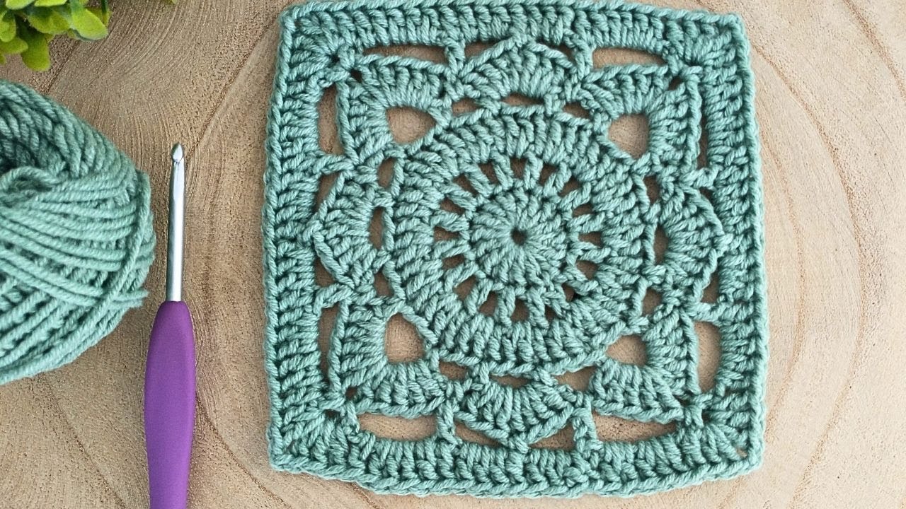 GRANNY SQUARE #21 WILLOW A CROCHET | GANCHILLO | TUTORIAL PASO A PASO
