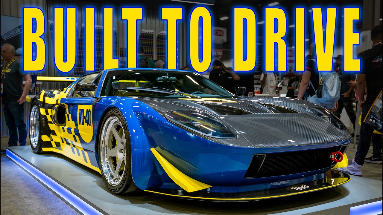 WD-40 x Throtl Ford GT “Resurrection” at SEMA 2025 (Wrecked GT Rebuilt)