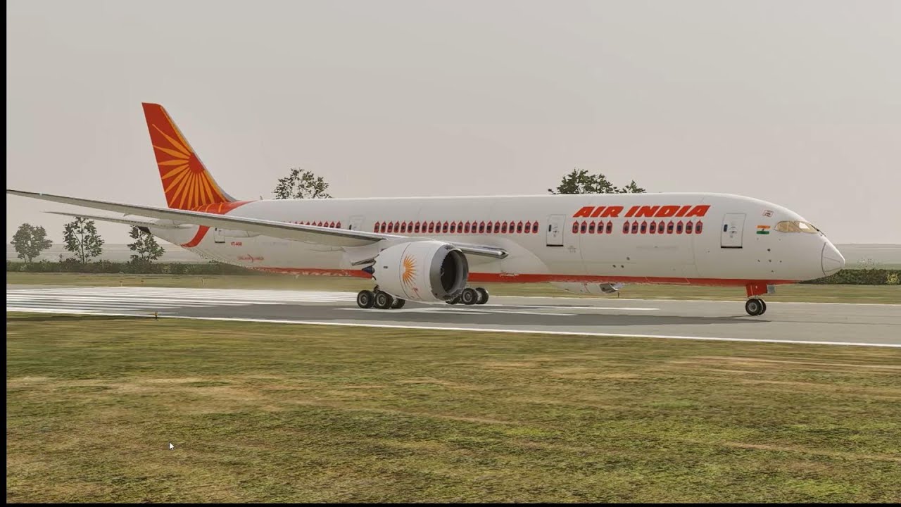 X-Plane 12 The Fall  - Air India Flight 787 (Realistic Simulation)