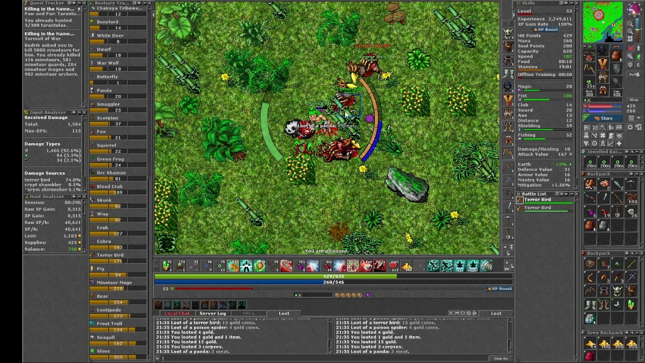 Tibia - Bestiary - 