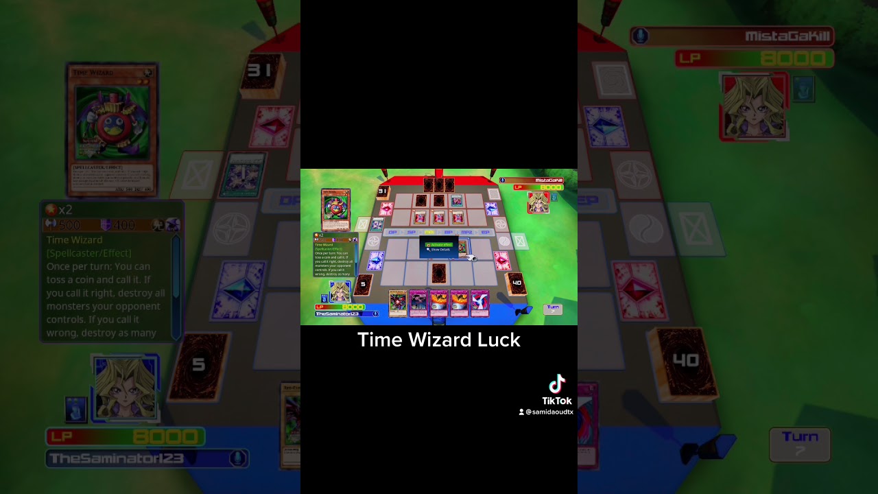 Yugioh Legacy of the Duelist Time Wizard Luck!