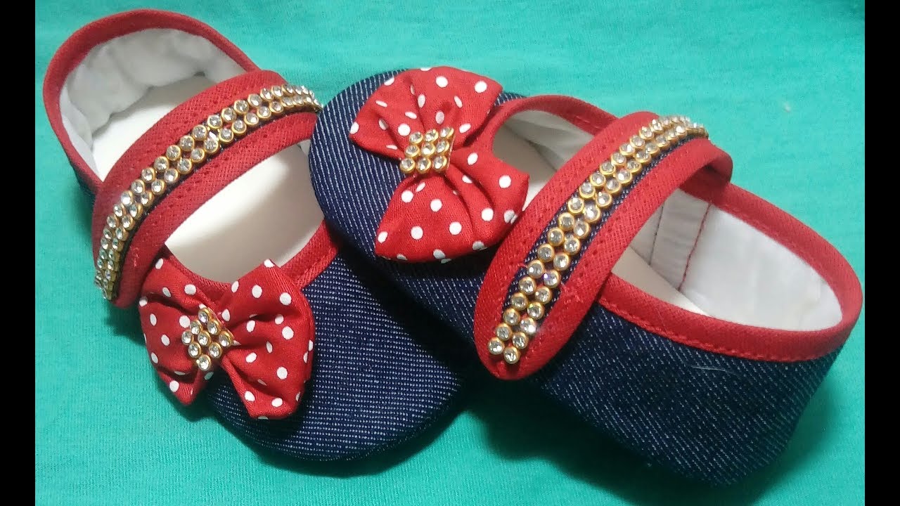 Como fazer sapatinho para bebe sapatilha