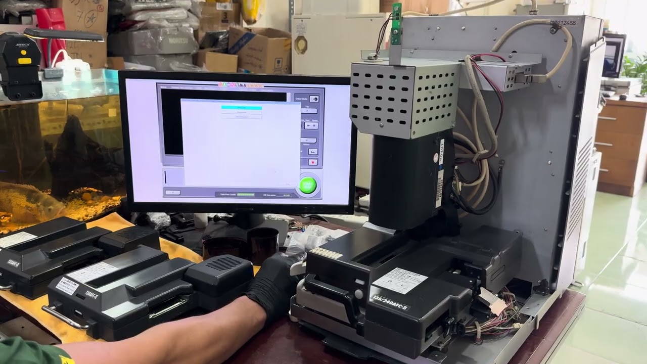 Testing 3pcs of Refurbished NORITSU AFC-II carriers, will be shipped to the United States. 30/09/25.