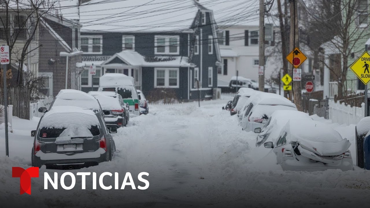 Nueva bomba ciclónica podría dejar caer mucha nieve sobre gran parte de EE.UU. | Noticias Telemundo