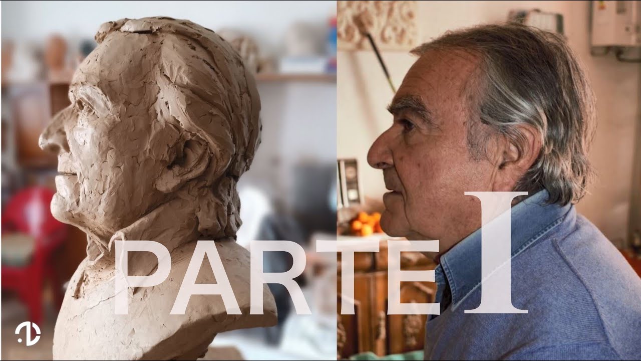 𝐏𝐚𝐫𝐭𝐞 𝐈 - Modelado de un busto con arcilla. 👨🏻⬇️⬇️ Ten&eacute;is abajo la descripci&oacute;n de la obra.