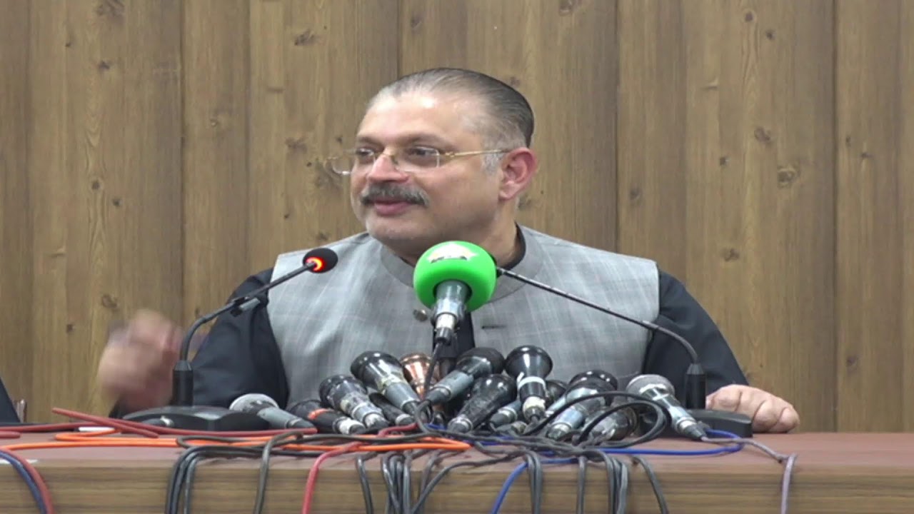 Live: PPP Leader Sharjeel Inam Memon addressing a press conference at MCBH