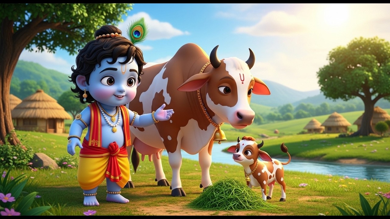 छोटी छोटी गैया छोटे छोटे ग्वाल। Choti Choti Gaiya Chote Chote Gwal। #kanha #krishna #krishnabhajan