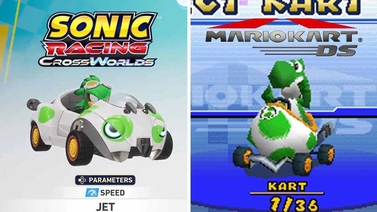 Playing Mario Kart DS in Sonic Racing: CrossWorlds! [ONT Online Races]