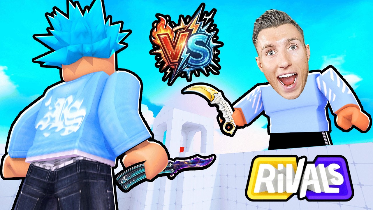 Ich FORDERE ICRIMAX zu einem 1vs1 in ROBLOX RIVALS HERAUS!