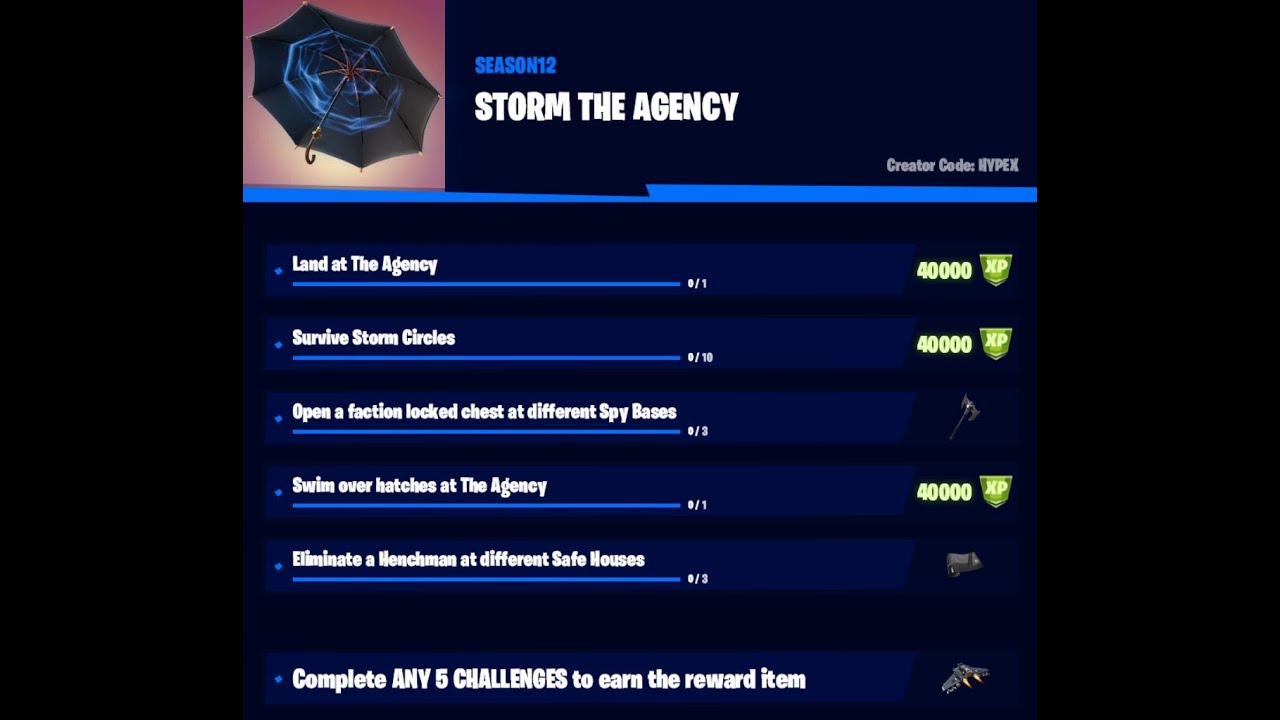 Storm the Agency Challenges!