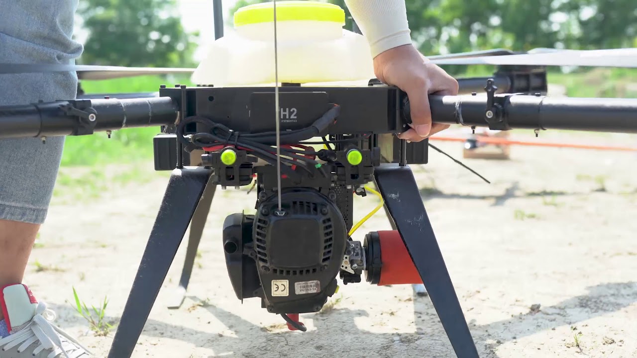 THEA 140 Hybrid Pro Industrial Drone start demo