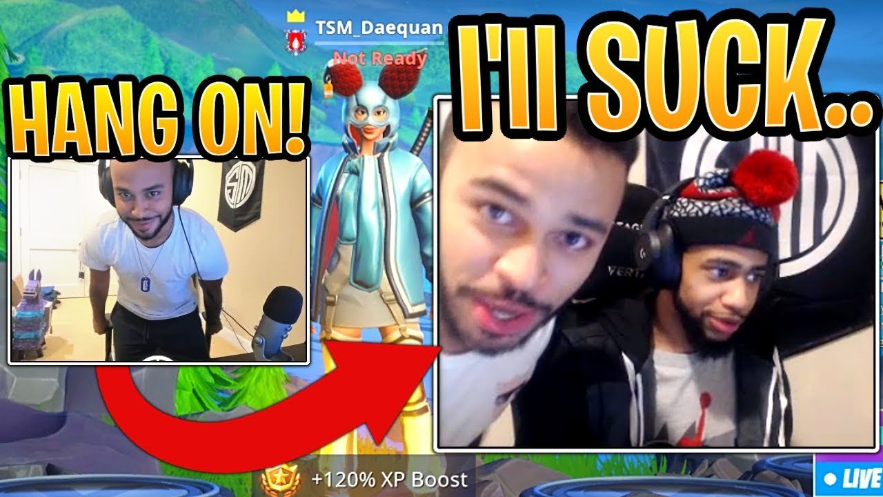 Hamlinz AMBUSHED Daequan's Stream and Started Spitting SUS Barz! - Fortnite Best and Funny Moments