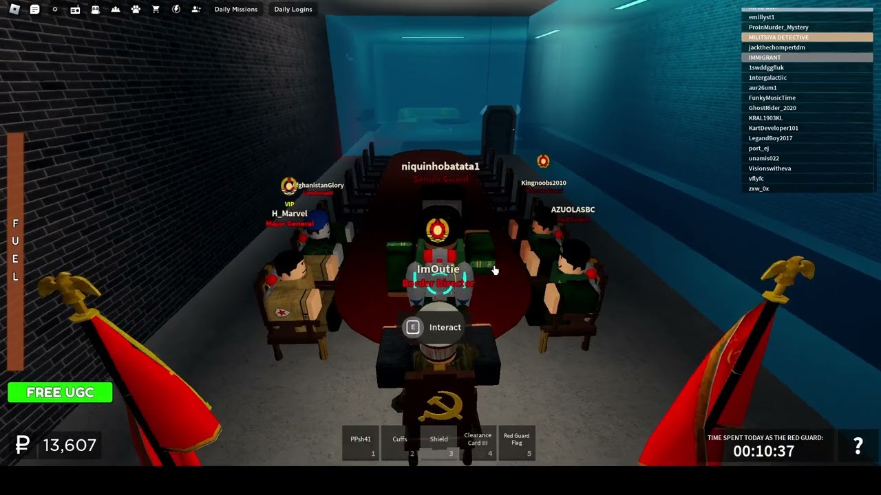 One more day as a Red Guard ( Roblox Military Simulator)