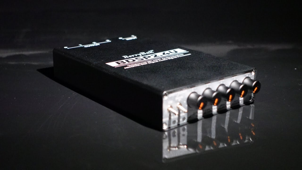 2-in 4-out ADAU1701 SigmaDSP preamp BDSP2.4U 2-Way Digital Crossover EQ Bass Enhancement  PC UI