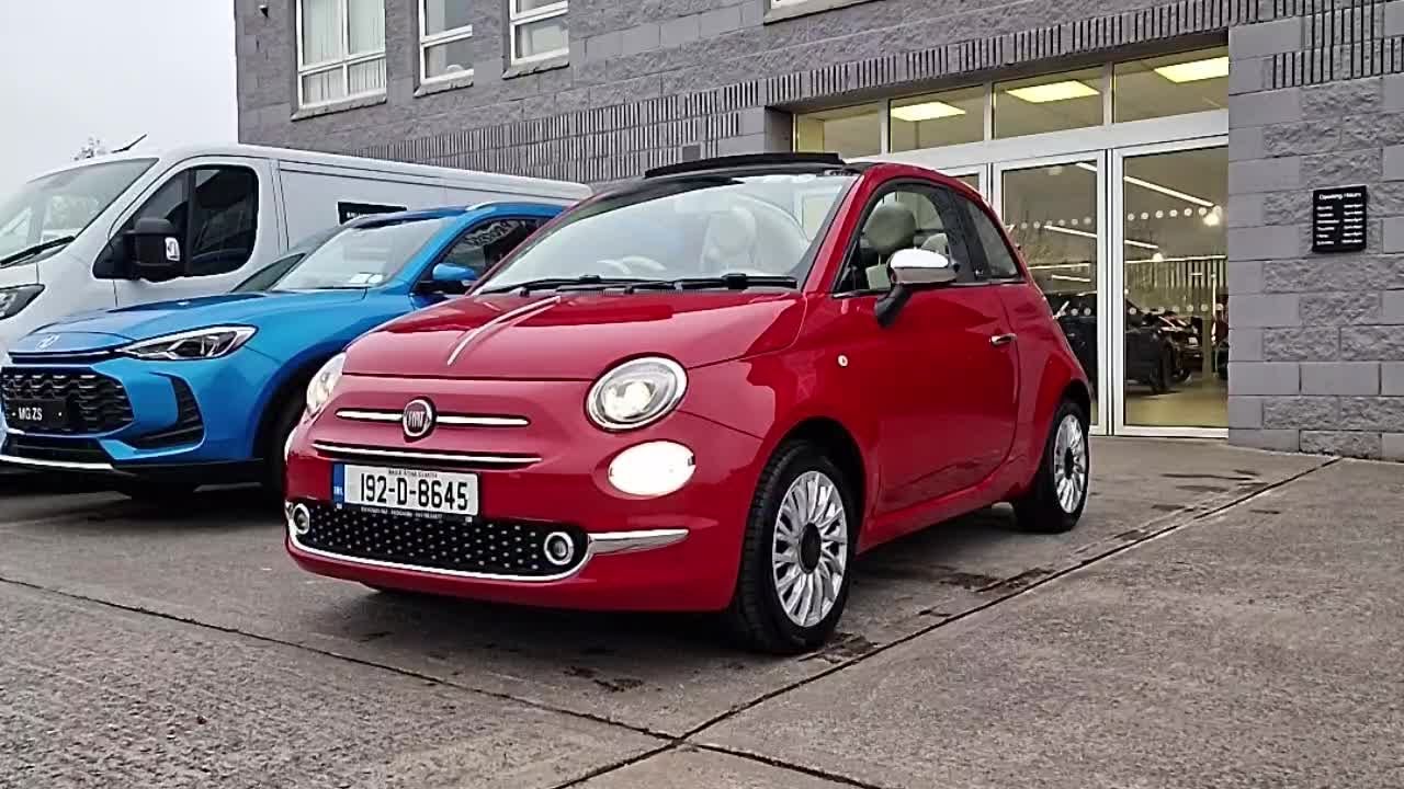 192D8645 - 2019 Fiat 500 500 C 1.2 69BHP  LOUNGE E6D 3DR RefId: 538783