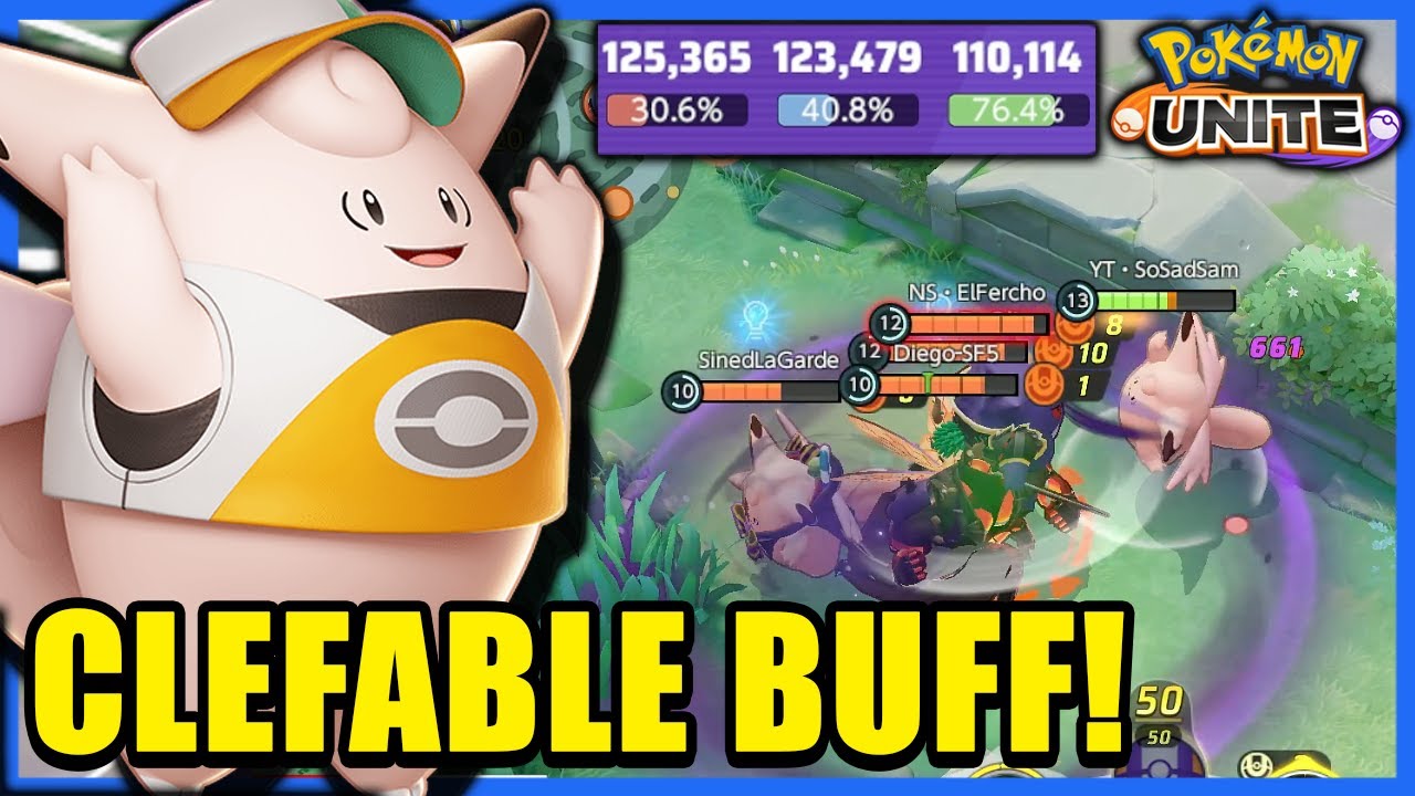 THE MOST CRAZIEST CLEFABLE GAME! DRAINING KISS TANK BUILD! |  Pokemon Unite