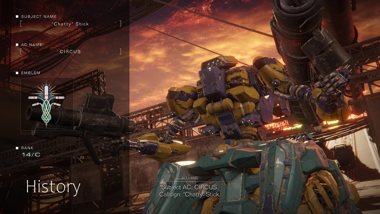 Armored Core Lore: Chatty Stick