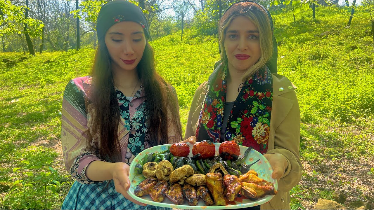 Persian Chicken Wing  / Joojeh Kabab / Saffron Marinated Chicken Wings /Kabab Ball