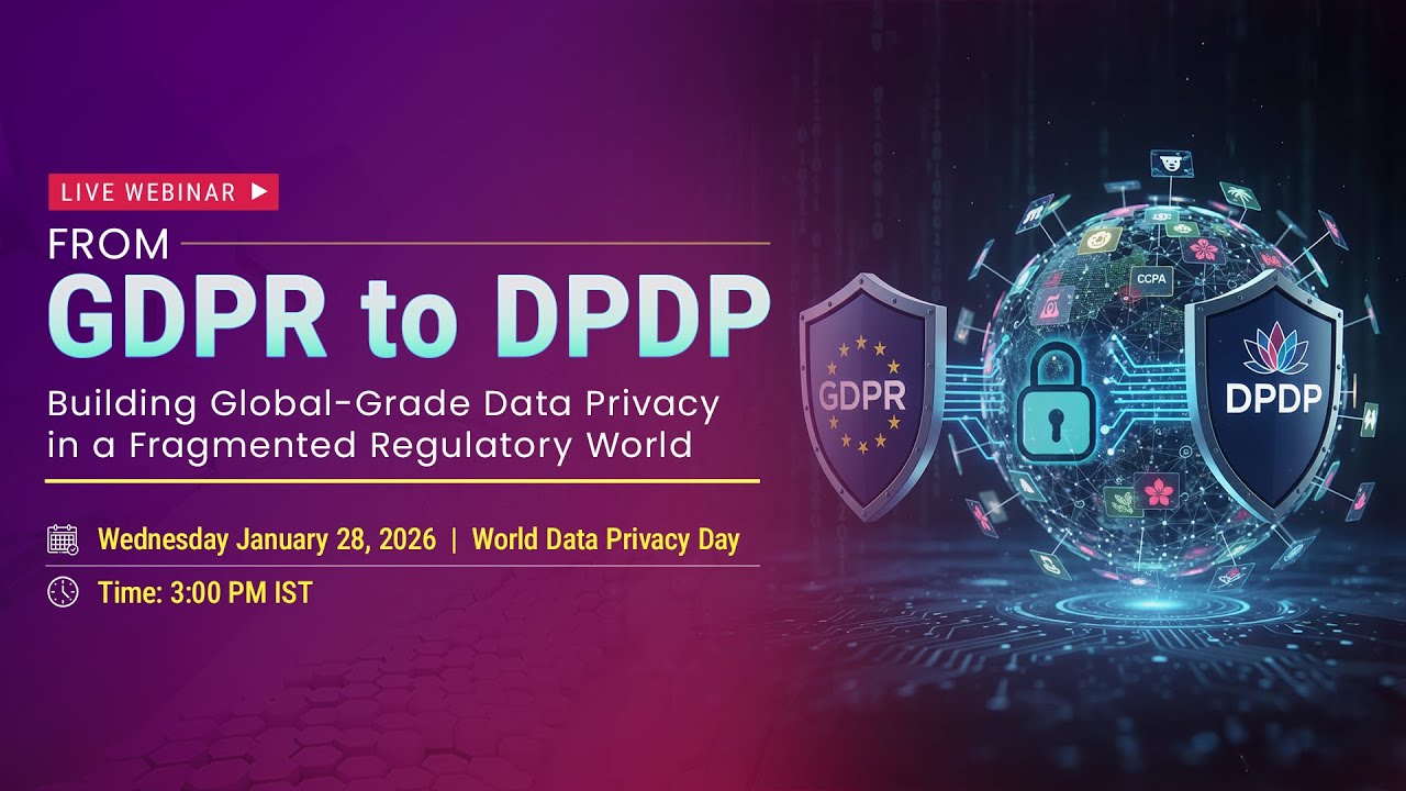 On-Demand | GDPR vs DPDP Explained - World Data Privacy Day Webinar #dpdp #gdpr #dataprivacy