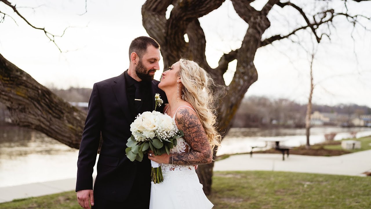 Rustic Spring Wedding at The BRIX on Fox | Sara & Kevin | Elgin, IL