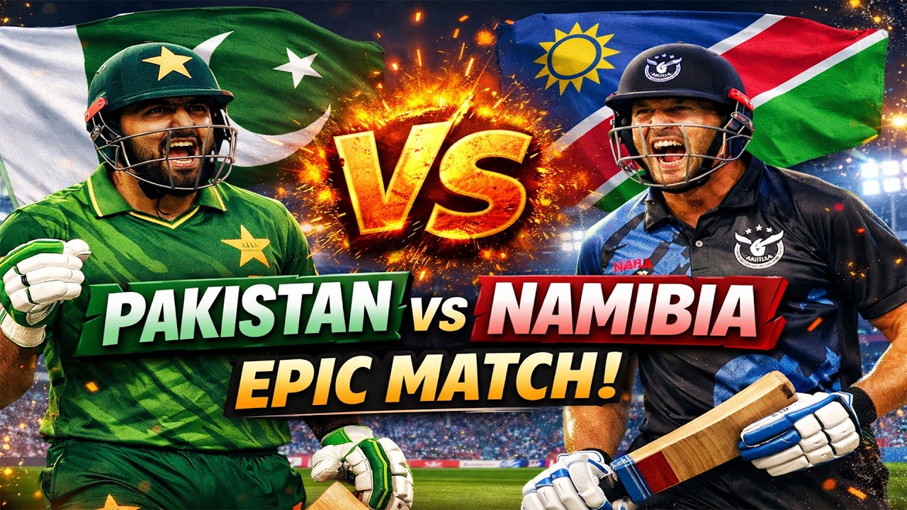 Pakistan vs Namibia