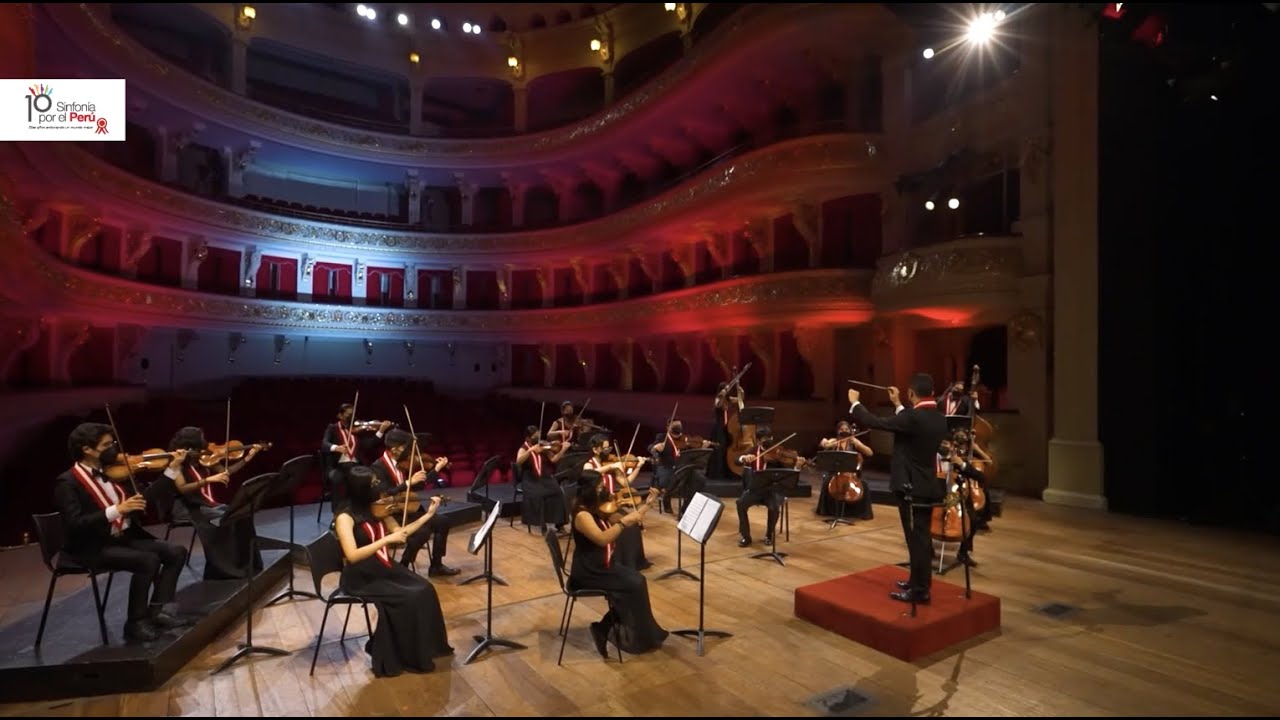 Himno Nacional del Perú, interpretado por la Orquesta Juvenil 