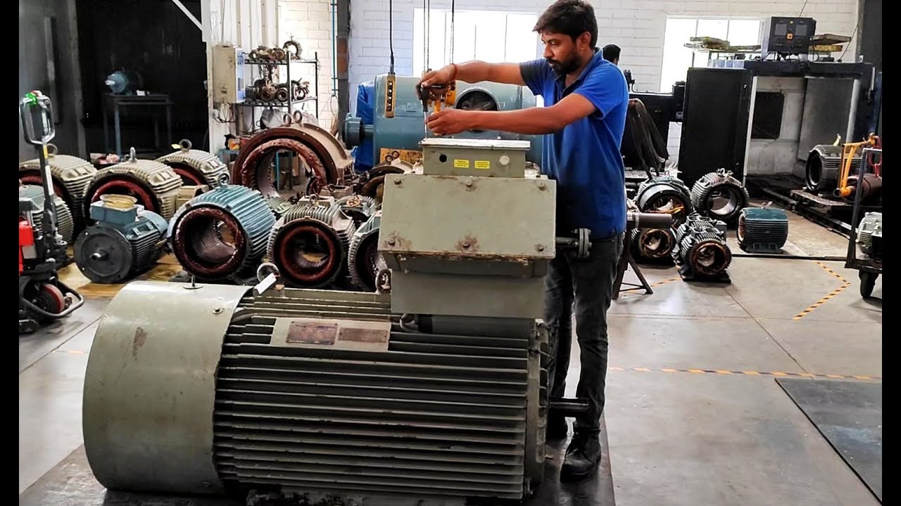 IR Value Improving Process , 260KW , 6600V , HT Motor.