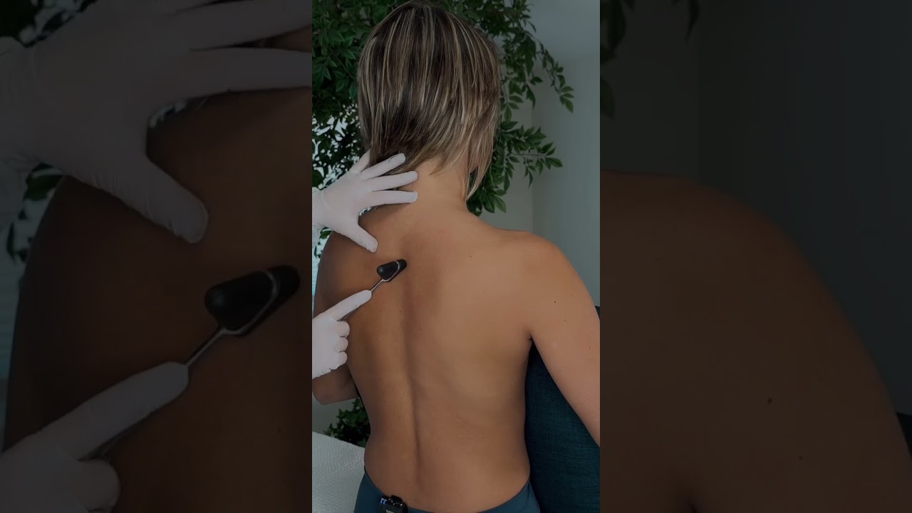 ASMR Back Exam BUT She Fails #asmrrealperson