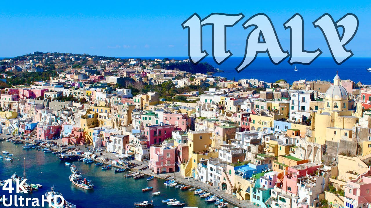 ITALY: Dolce Vita Dreams - 4K Relaxation Film with Melodic Music | Mediterranean Tranquility
