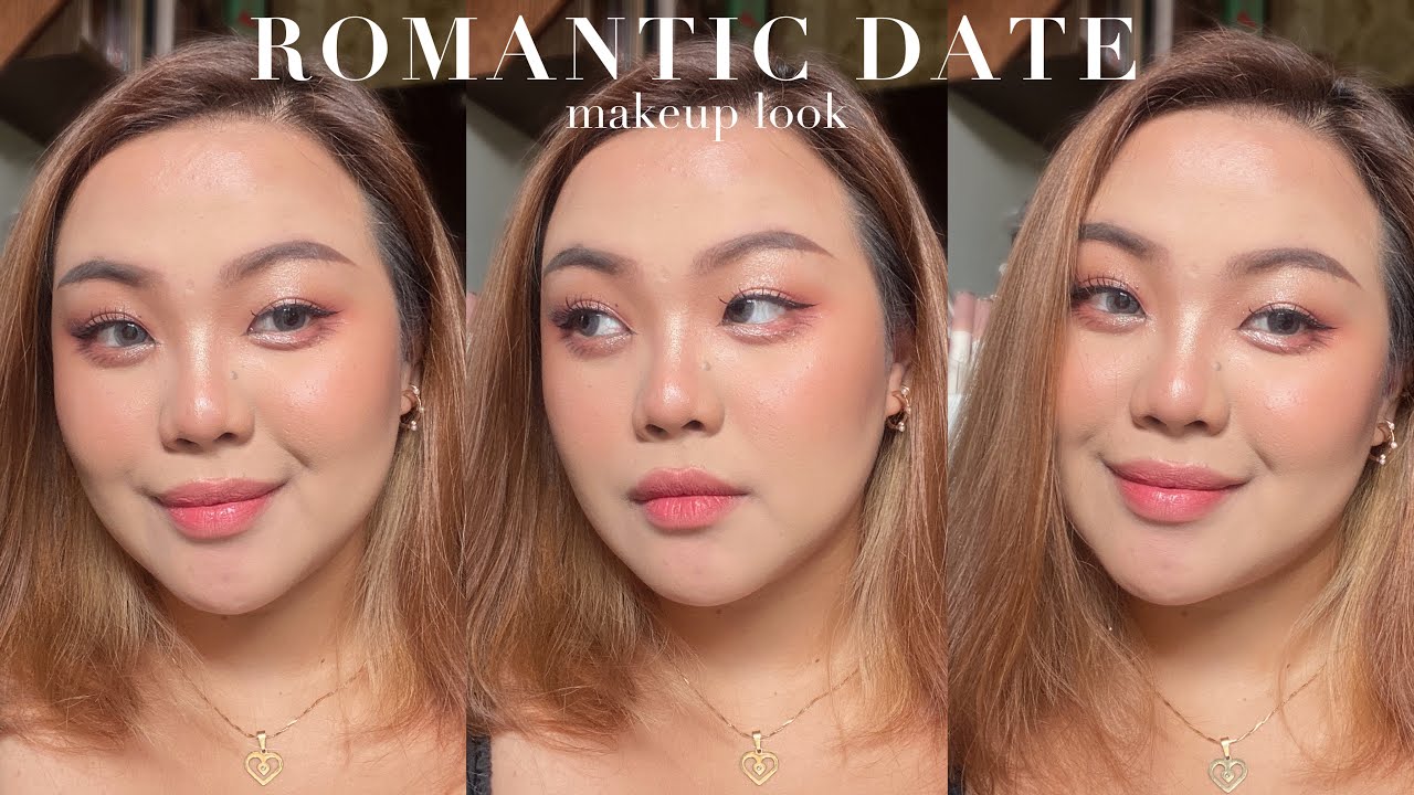 romantic date makeup look | FULL FACE OF PINKFLASH COSMETICS 💗⚡️