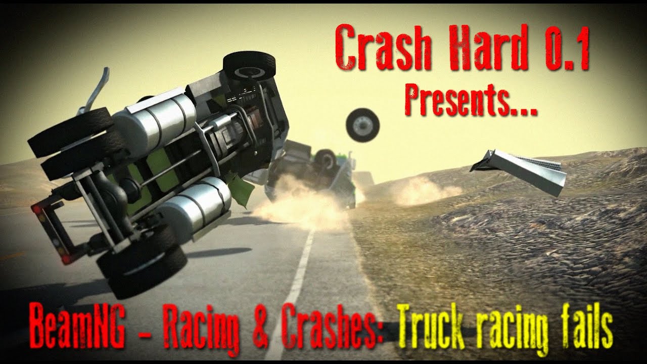 BeamNG - Racing & Crashing: Truck Racing fails