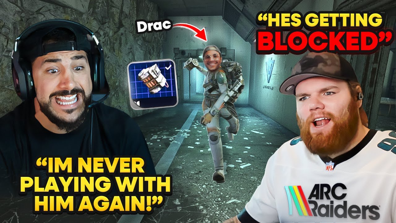 Hutch and Nickmercs CRASH OUT after getting Stream Sniped by their Friend TWICE (ARC Raiders)