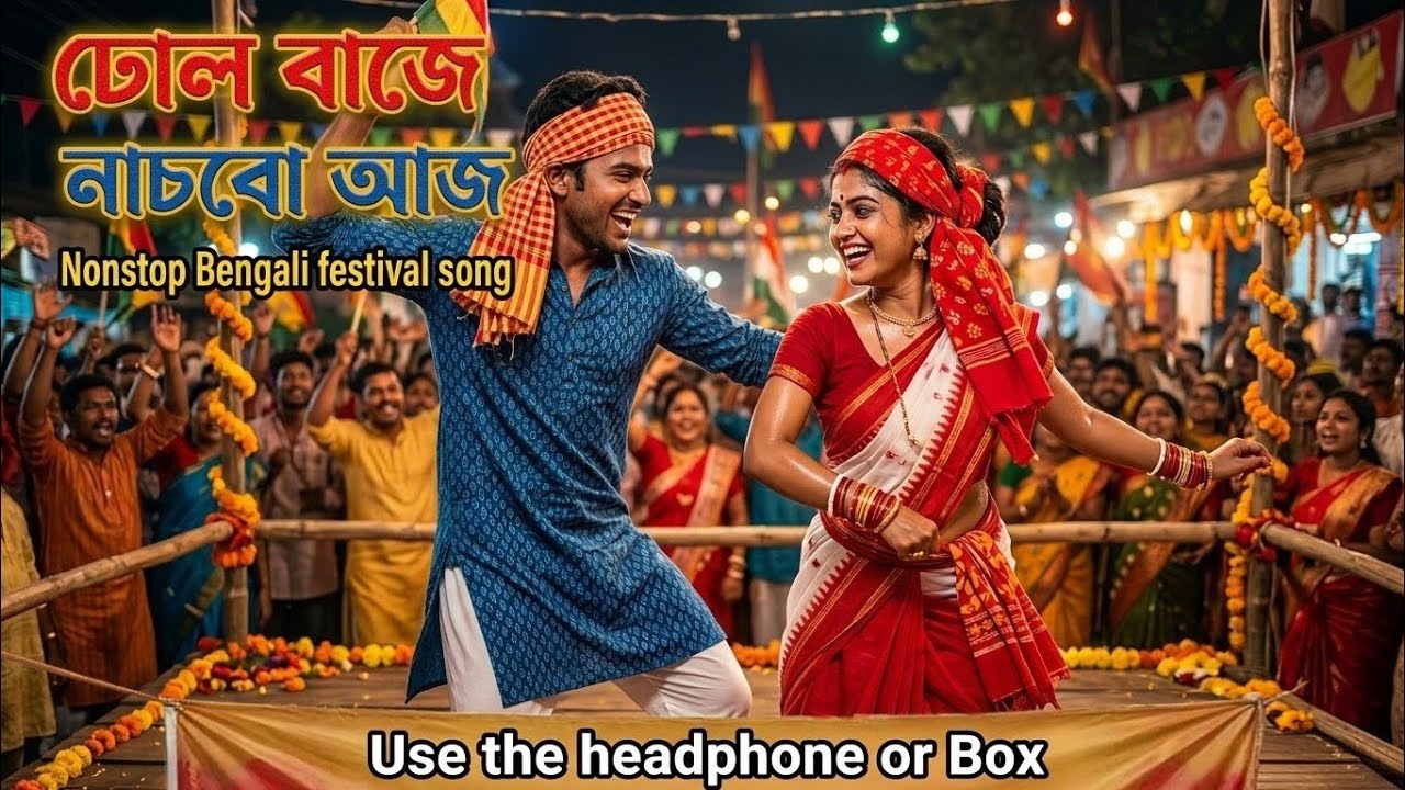 ঢোল বাজে নাচবো আজ | Dhol Baje Nachbo Aaj 🎧🔥