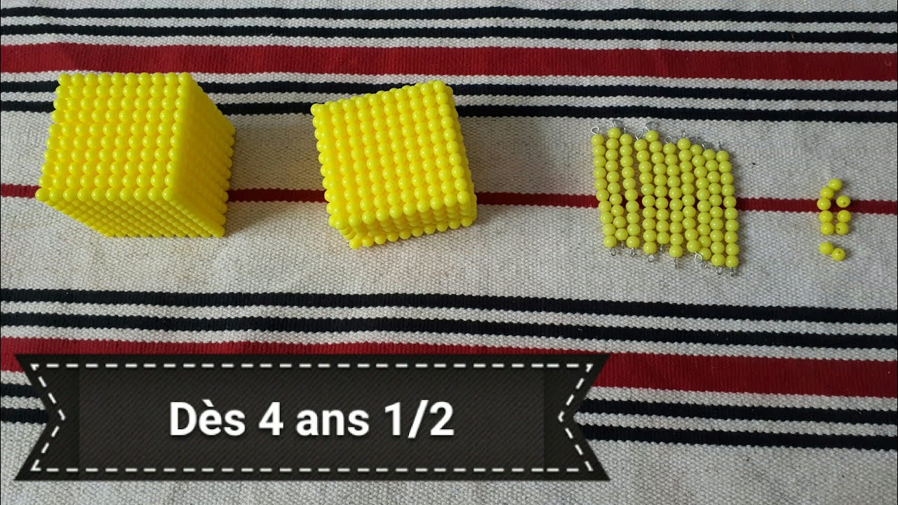 47🍃[Math] Introduction au système décimal avec les perles dorées Montessori