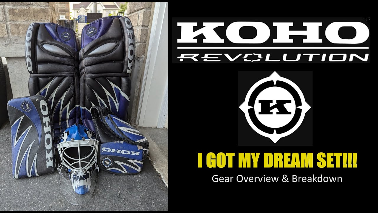 Dream Goalie Set!  Koho 550 Revolution Pro Potvin set - Gear overview and repairs