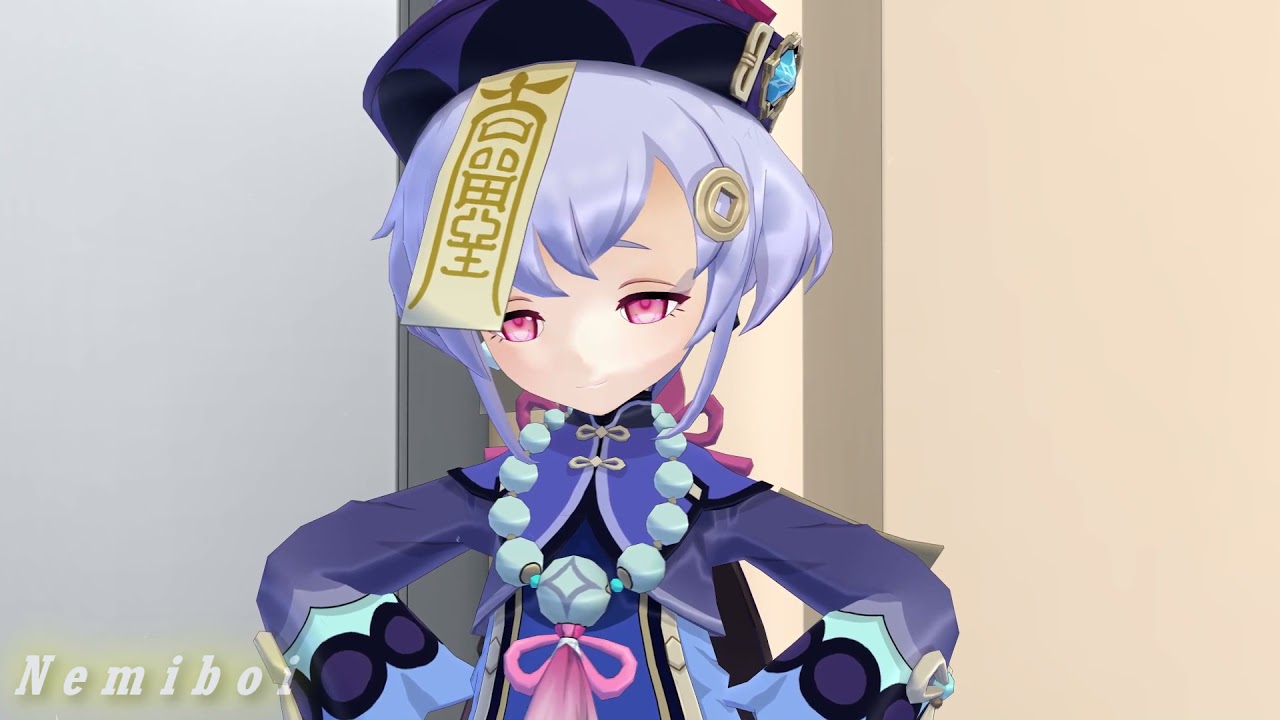 Genshin Impact - Papa (Happy Father's Day/ Ganyu, Xiao and Qiqi)【MMD】