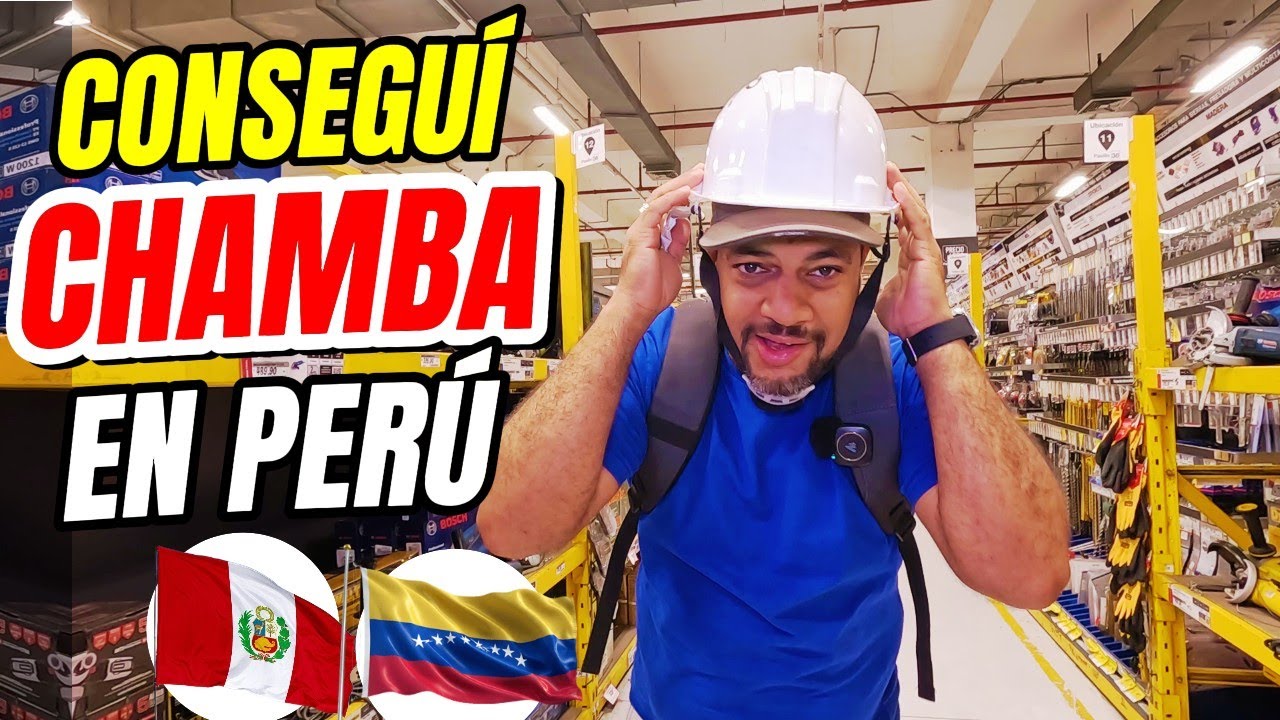 VENEZOLANO PRAPARADO Para La CHAMBA en PERÚ, Venezolanos en Perú