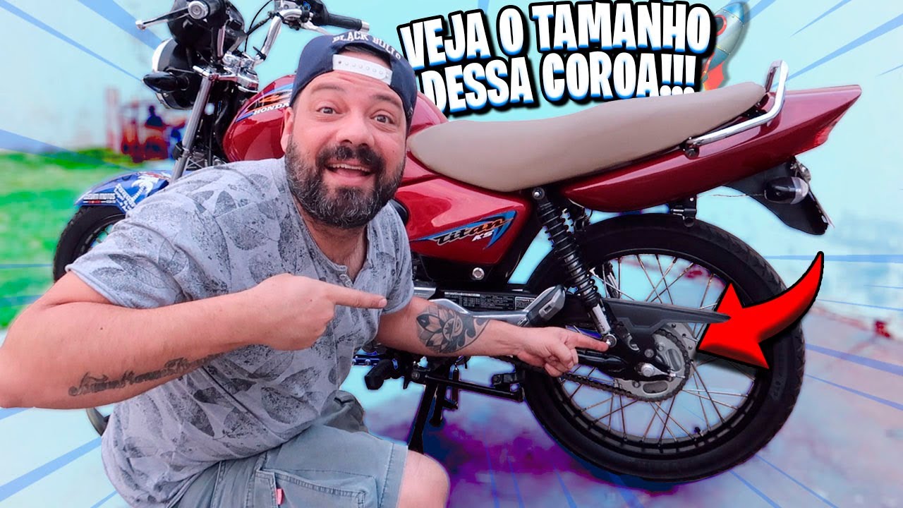 COLOQUEI UMA COROA 38 NA TITAN KS 125 [ Maycon Aragão ]