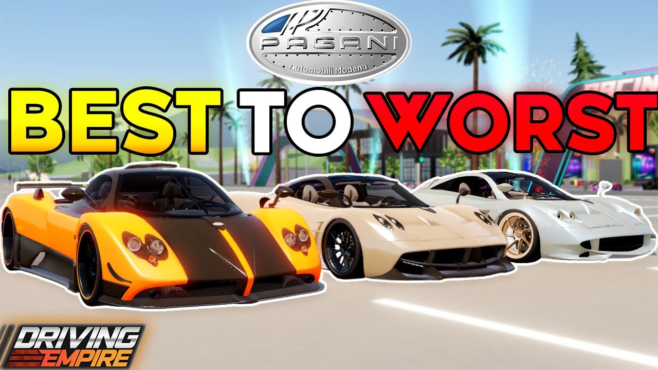 Ranking *ALL LICENSED PAGANIS* IN Driving Empire!