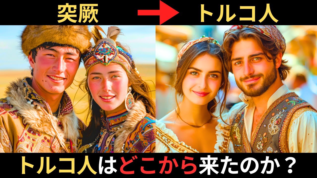 トルコ人はなぜモンゴロイドからコーカソイドになったのか？彼らはどこから来たのか？