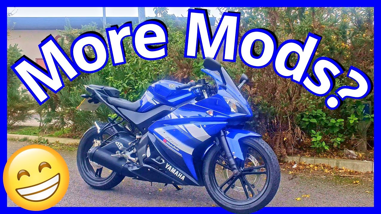 Потрясающая поездка по проселочной дороге в байк-магазин (Yamaha YZF R125)