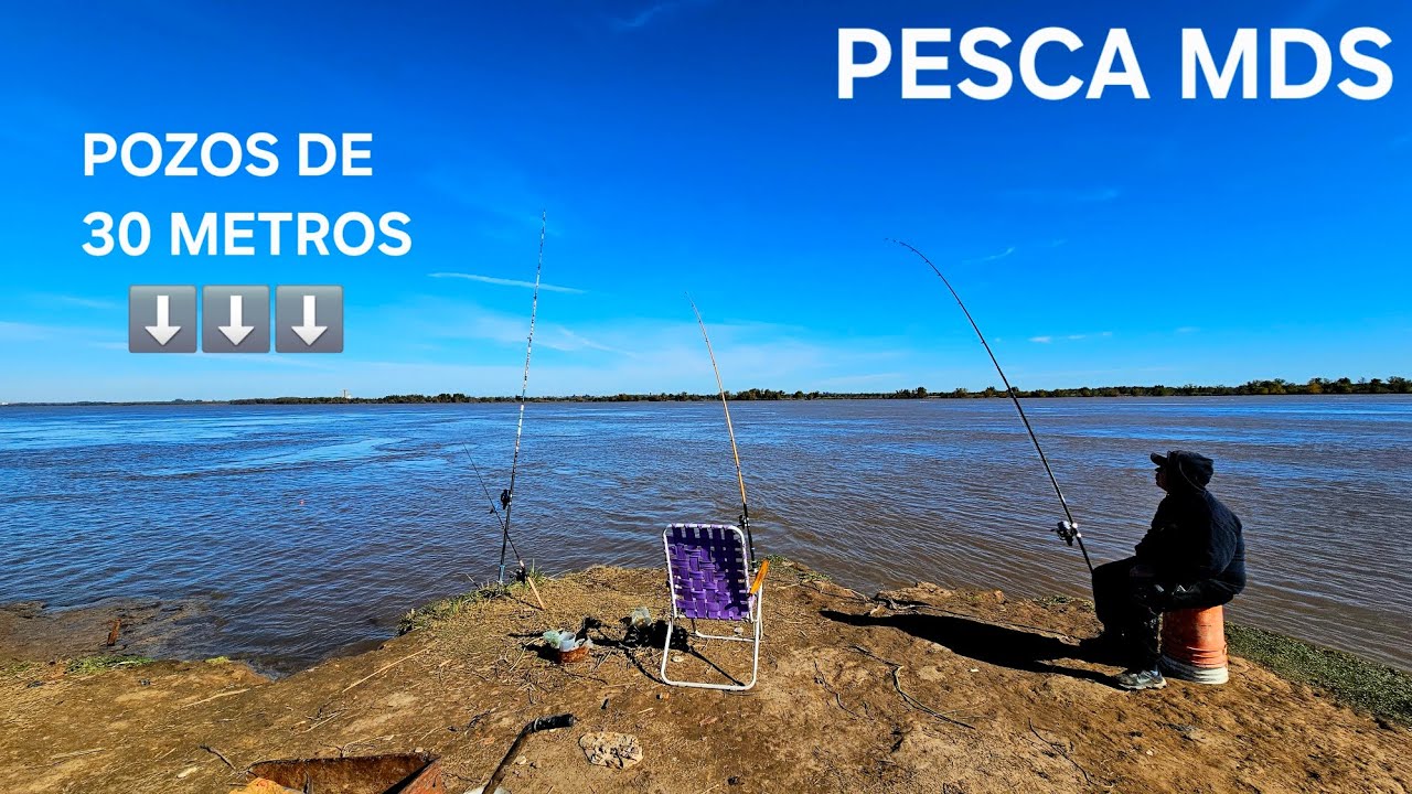 CAMPAMENTO EN LOS POZOS DE 30 METROS,PESCA Y COCINA CON LA MDS,SACAMOS MUCHO PATI-NICO REYNOSO