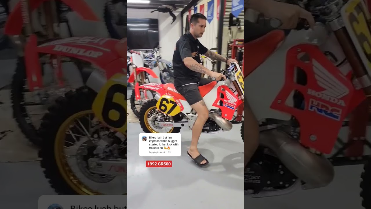 1992 Honda CR500 Dirtbike Build and Start Up #widowmaker #cr500 #dirtbike #shortsvideo