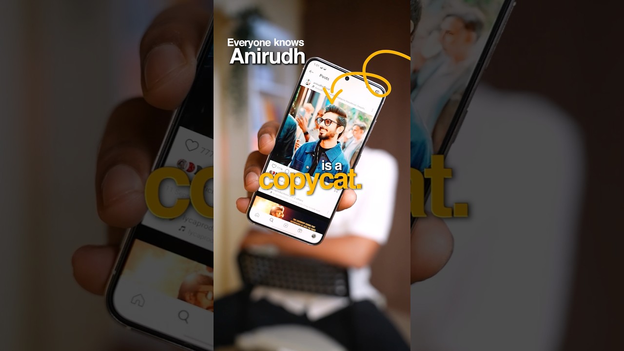 Am I Anirudh in Personal branding? #anirudh #copycat #business #personalbranding