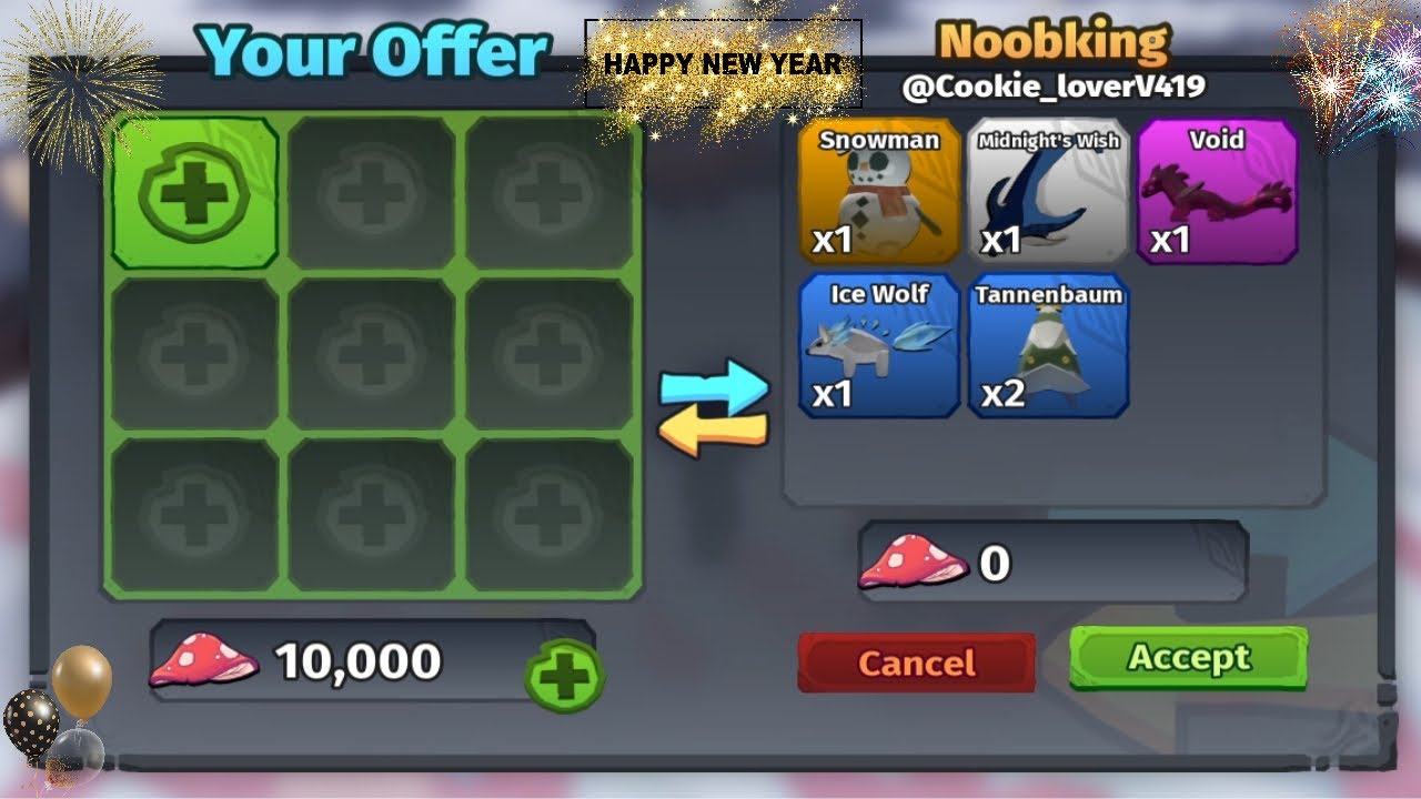 Creatures of Sonaria Trading!🎉🎊✨ (New Year part 8)