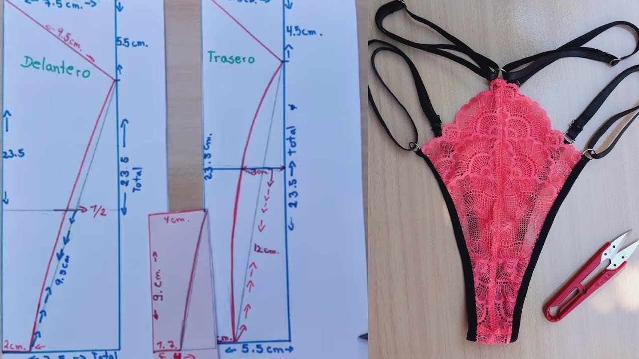 Te explico paso a paso el patrón de esta hermosa lencería💞
