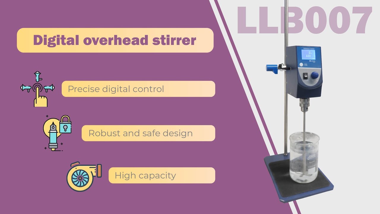 Digital overhead stirrer, model 687, LLB007