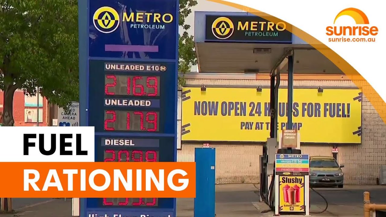 Petrol rationing looms amid Middle East conflict | Sunrise