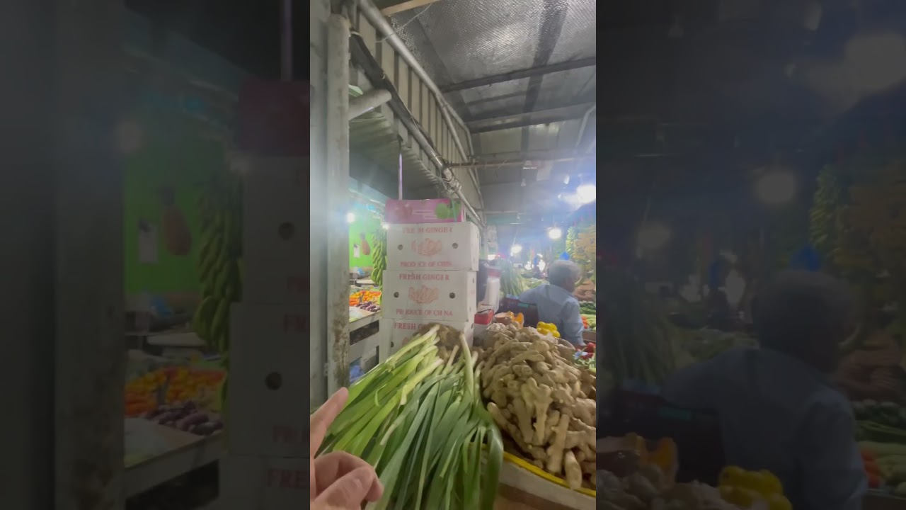 Fish fruit market Male Maldives Рыбный и фруктовый рынок в Мале, Мальдивы 